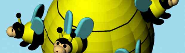 Bunch of Bees Special Shape Hot Air Balloon